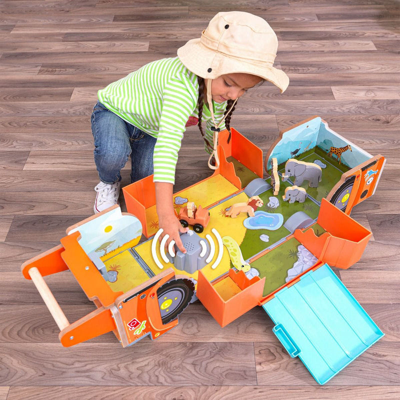 KidKraft Safari Adventure 2-in-1 Playset with Easy Assembly - Perfect for Kids Ages 3-5