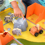 KidKraft Safari Adventure 2-in-1 Playset with Easy Assembly - Perfect for Kids Ages 3-5