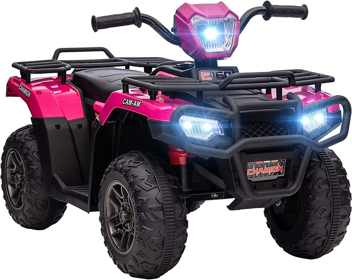 Electric 4-Wheeler ATV for Kids with AUX and USB Ports - 12V Ride-On Quad Car