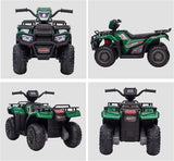 Electric 4-Wheeler Quad for Kids with Music, LED Lights, and AUX Port - 12V Ride On ATV