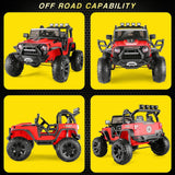 Kids Electric Jeep 24V with Remote Control, LED Lights, MP3, and USB