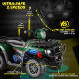 Electric Jeep Toy for Kids with Remote Control and 3 Speed Options