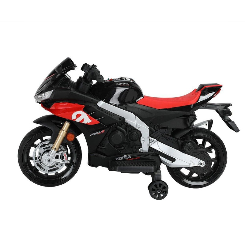 Kid's Electric Motorcycle with LED Lights and Bluetooth - 12V Ride-On Motorbike