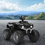 Kid's Electric Ride-On ATV with Music and LED Lights - Black