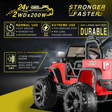 Kids Lamborghini Electric Ride-On Car with Remote Control - 24/12V Truck Design
