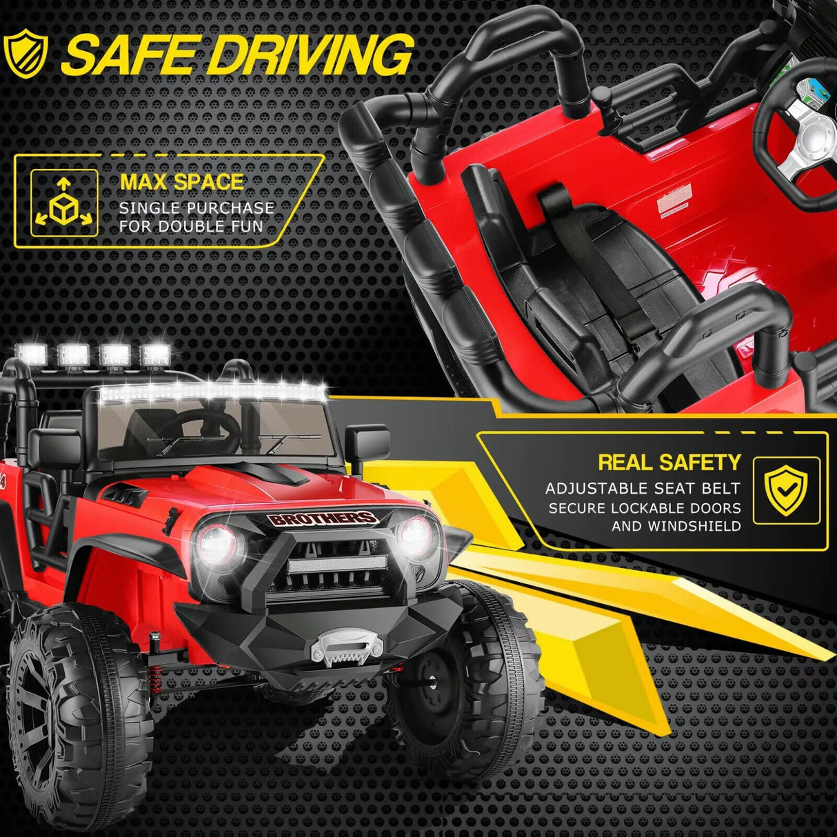 Electric Lamborghini Ride-On Car for Kids with Remote Control - 24/12V