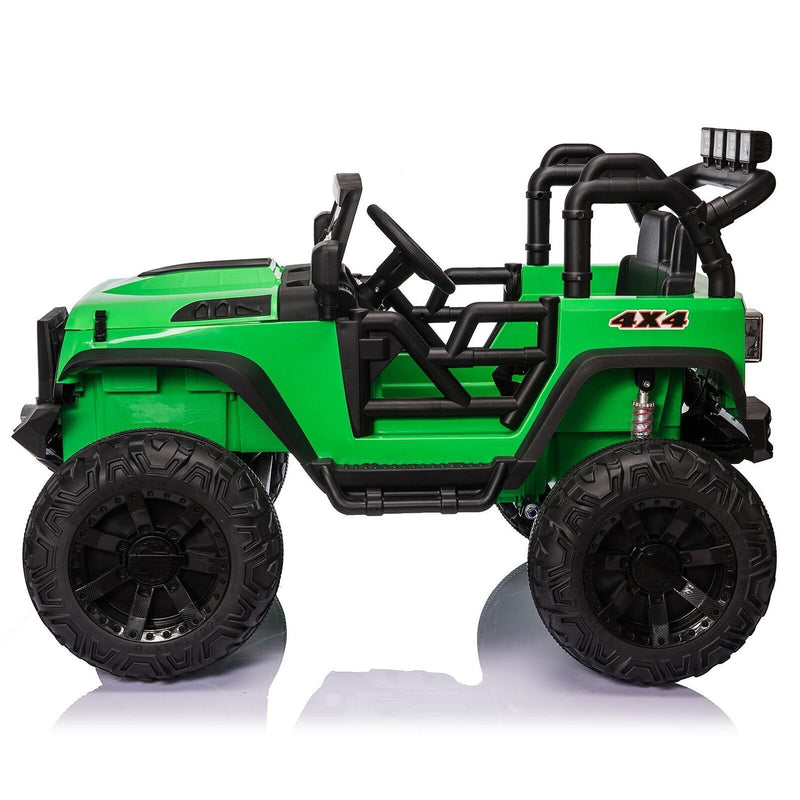 Kids Electric Ride On Truck with Remote Control and LED Lights - 24V 400W