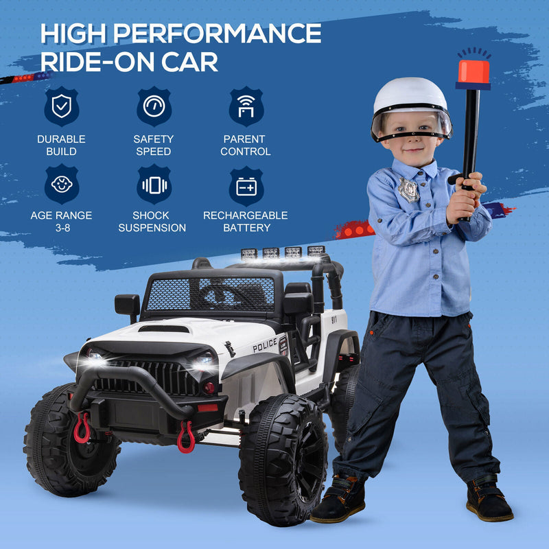 Kids' Electric UTV Truck with Bluetooth Music and Dual Motors