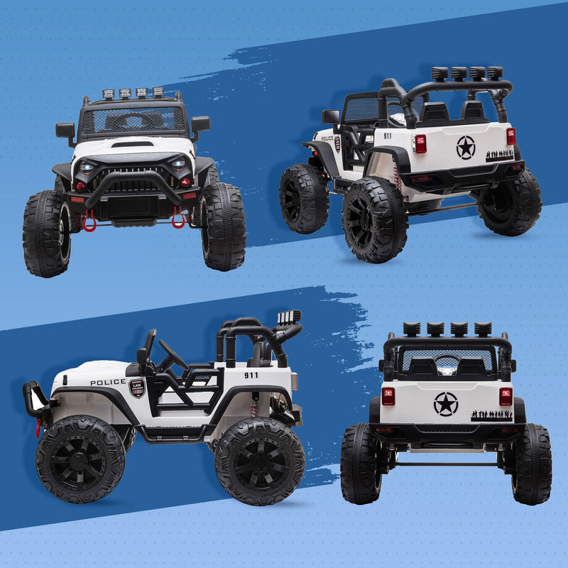 Kids' Electric UTV Truck with Bluetooth Music and Dual Motors