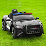 Kids Police SUV Electric Car with Remote Control - 12V Battery Powered