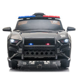 Kids Police SUV Electric Car with Remote Control - 12V Battery Powered