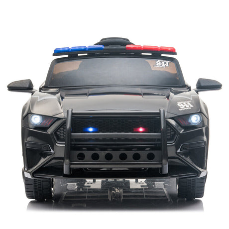 Kids Police SUV Electric Car with Remote Control - 12V Battery Powered