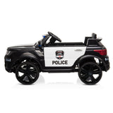 Kids Police SUV Ride-On Car with 3 Speeds, Music, Sirens, and Parental Control - 12V
