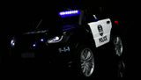 Kids Police SUV Ride-On Car with Lights, Music, Sirens, and Parental Control - 12V