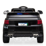 Kids Police SUV Ride-On Car with Lights, Music, Sirens, and Parental Control - 12V