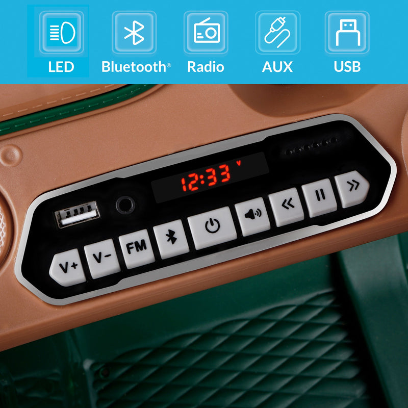 Kidzone 12V Kids Ride-On Car with Remote Control - Available in 5 Vibrant Colors!