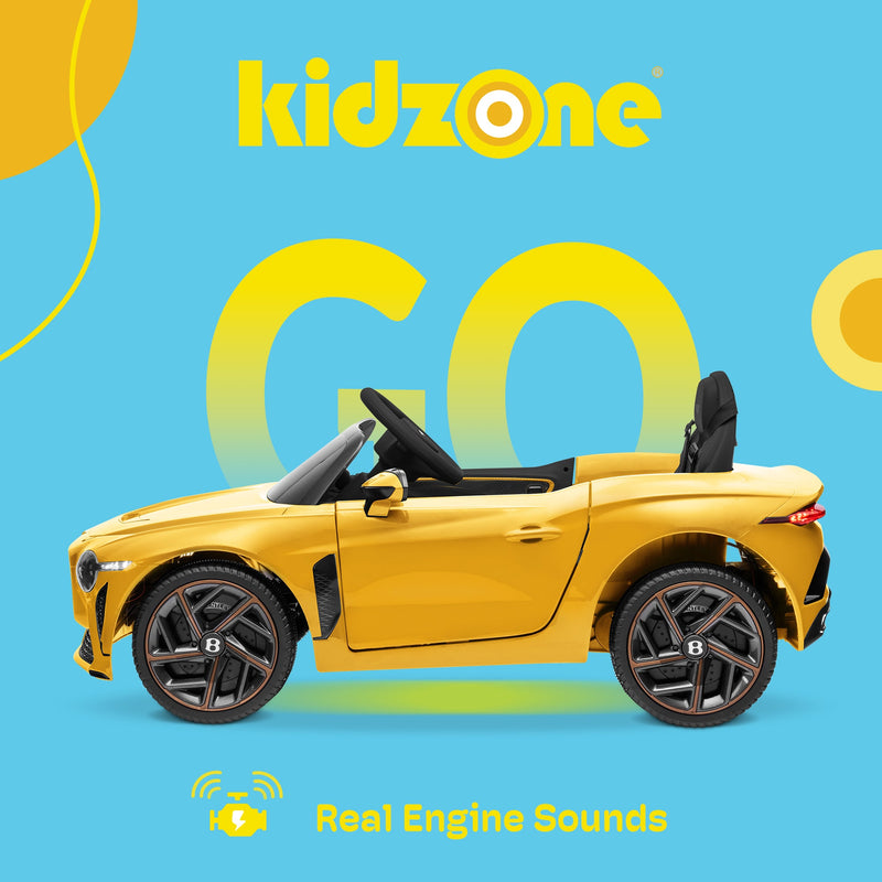 Kidzone 12V Kids Ride-On Car with Remote Control - Available in 5 Vibrant Colors!