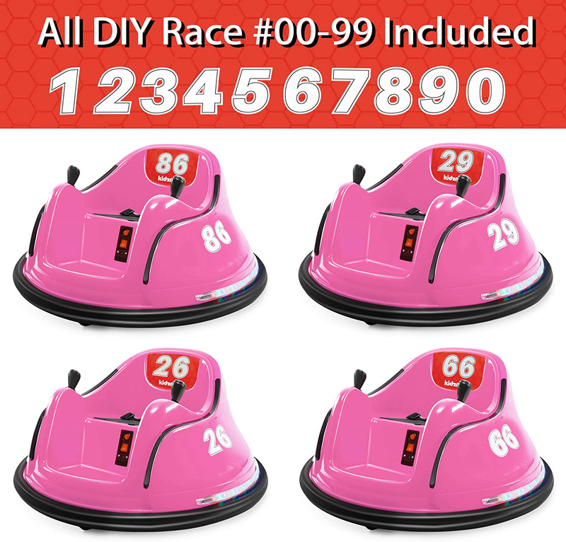 Kidzone DIY 6V Electric Bumper Car with Remote Control - #00-99 Model for Kids