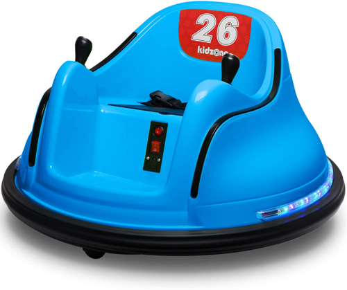 Kidzone DIY Electric Bumper Car with Remote Control - 6V Ride On Toy for Kids Ages 3-8 (00-99)