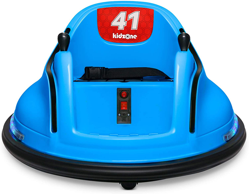 Kidzone DIY Electric Bumper Car with Remote Control - 6V Ride On Toy for Kids Ages 3-8 (00-99)