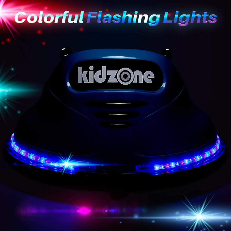 Kidzone DIY Electric Bumper Car with Remote Control - 6V Ride On Toy for Kids Ages 3-8 (00-99)