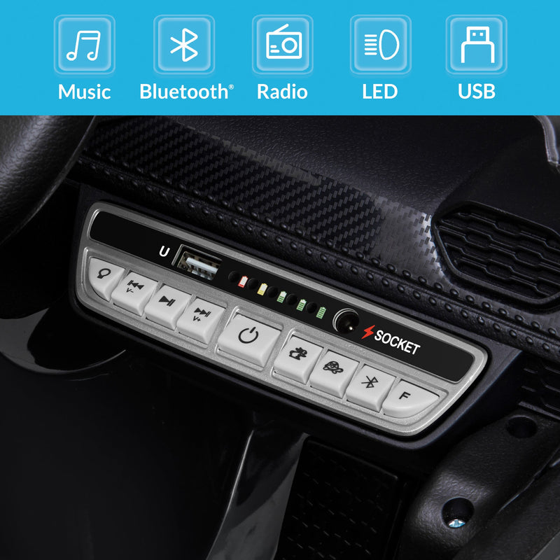 Kidzone Kids 12V Electric Ride-On Car - Choose from 6 Vibrant Colors!