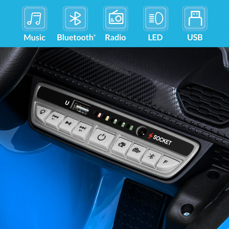 Kidzone Kids 12V Electric Ride-On Car - Choose from 6 Vibrant Colors!