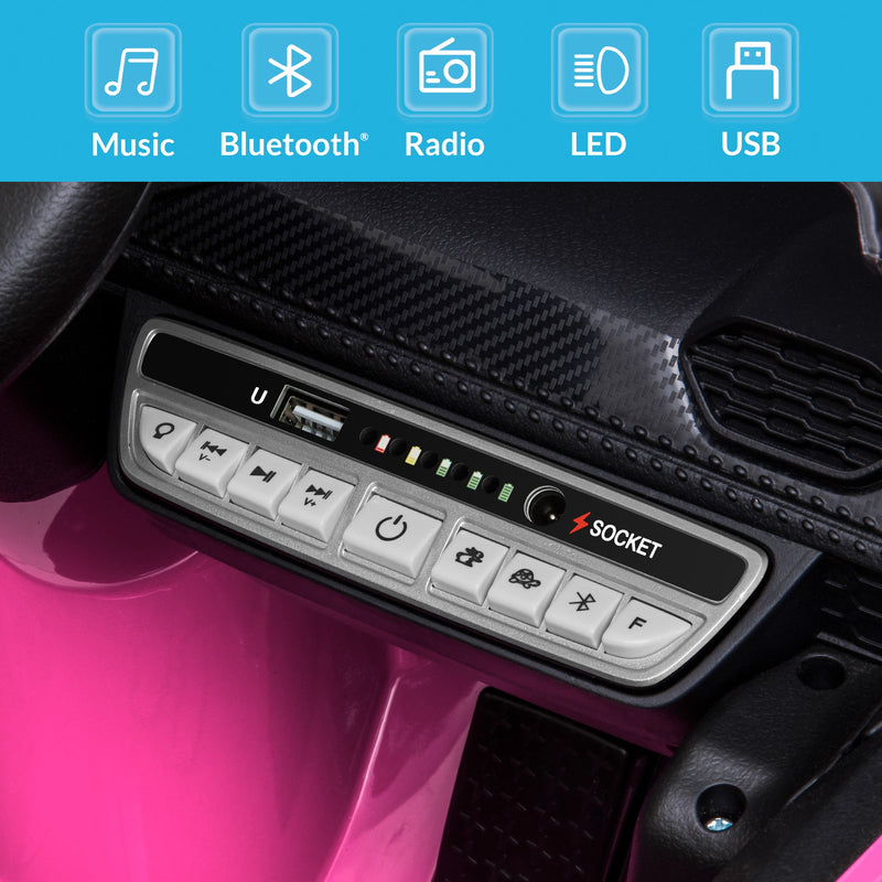 Kidzone Kids 12V Electric Ride-On Car - Choose from 6 Vibrant Colors!