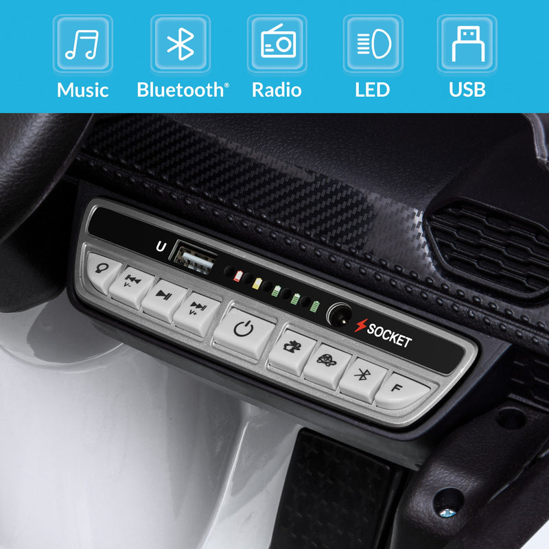 Kidzone Kids 12V Electric Ride-On Car - Choose from 6 Vibrant Colors!