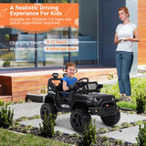 Kimbosmart 12V Electric Kids Ride On Truck Car with Remote Control and MP3 Bluetooth Integration