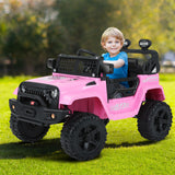 Kimbosmart 12V Electric Kids Ride On Truck Car with Remote Control and MP3 Bluetooth Integration