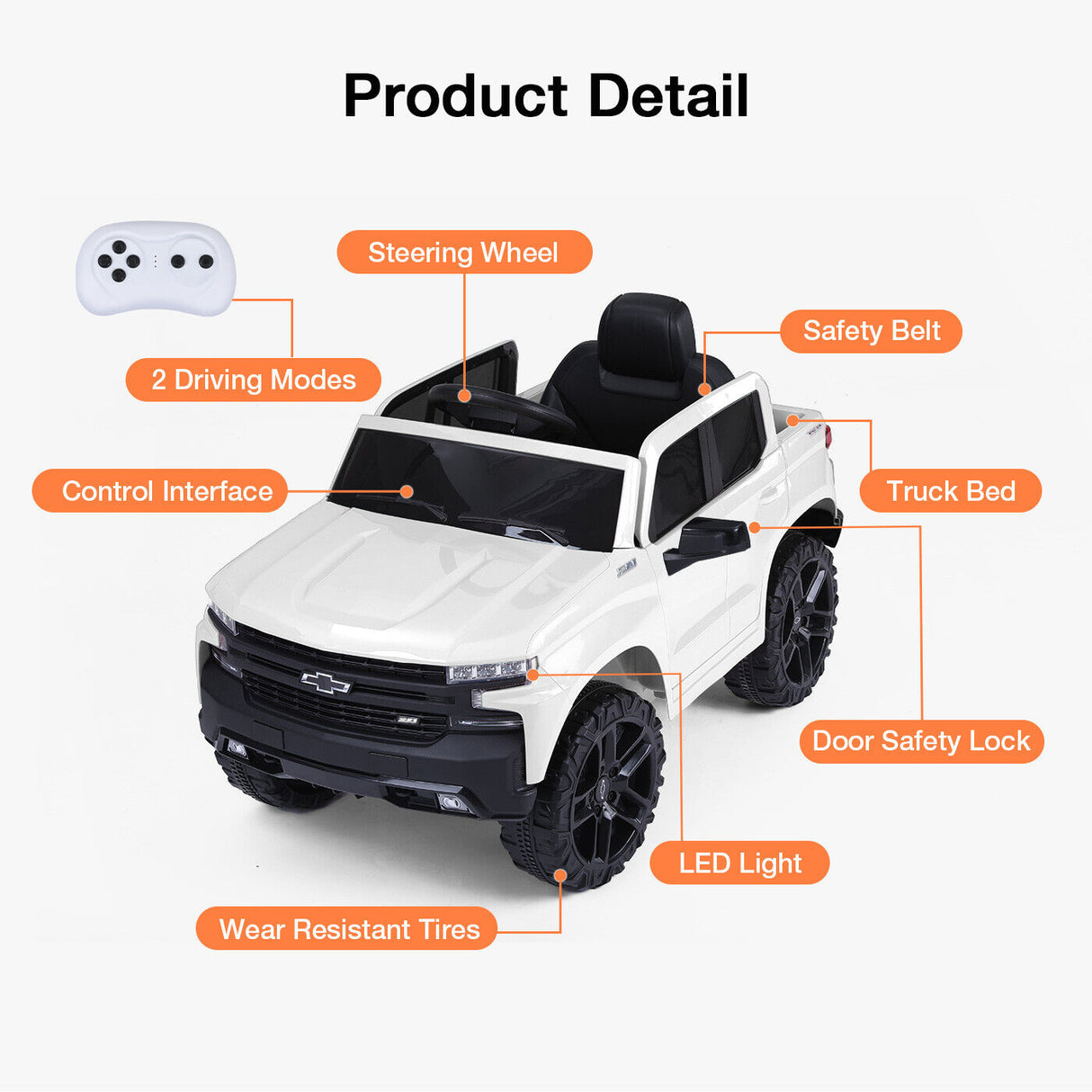 Kimbosmart 12V Electric Ride-On Truck for Kids: A Fun and Exciting Vehicle for Boys and Girls