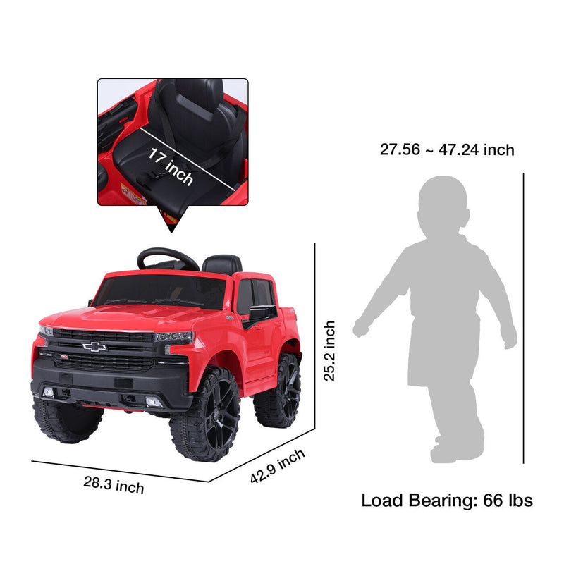 Kimbosmart 12V Kids Electric SUV Truck Ride On Car with 3 Speeds - Perfect Gift for Little Drivers
