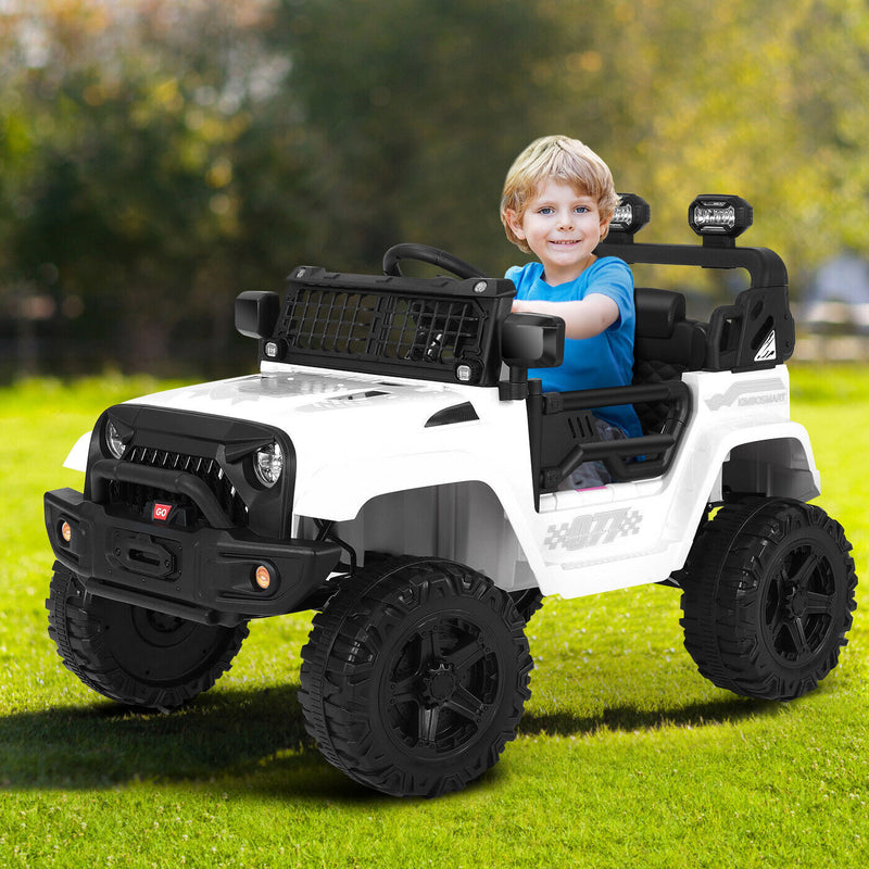 Kimbosmart 12V Kids Ride On Truck Car with Remote Control and 3 Speeds - Perfect Gift for Little Drivers