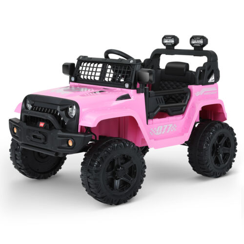 Kimbosmart 12V Kids Ride On Truck with Remote Control and Bluetooth Connectivity