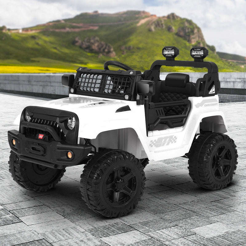 Kimbosmart 12V Kids Ride On Truck with Remote Control and Bluetooth Connectivity