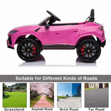 Kimbosmart 12V Lamborghini Licensed Electric Ride-On Car with Remote Control for Kids - Perfect Gift for Young Drivers