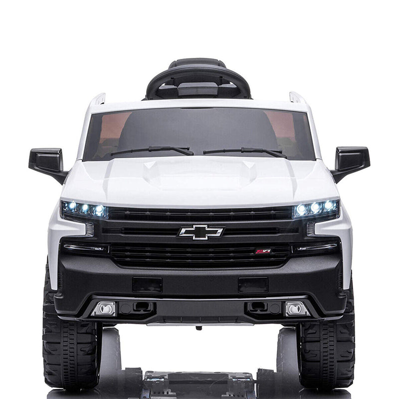 Kimbosmart Chevrolet Silverado Electric Ride-On Car for Kids with Remote Control