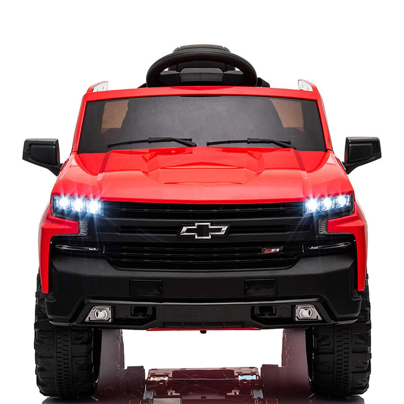 Kimbosmart Chevrolet Silverado Electric Ride-On Car for Kids with Remote Control