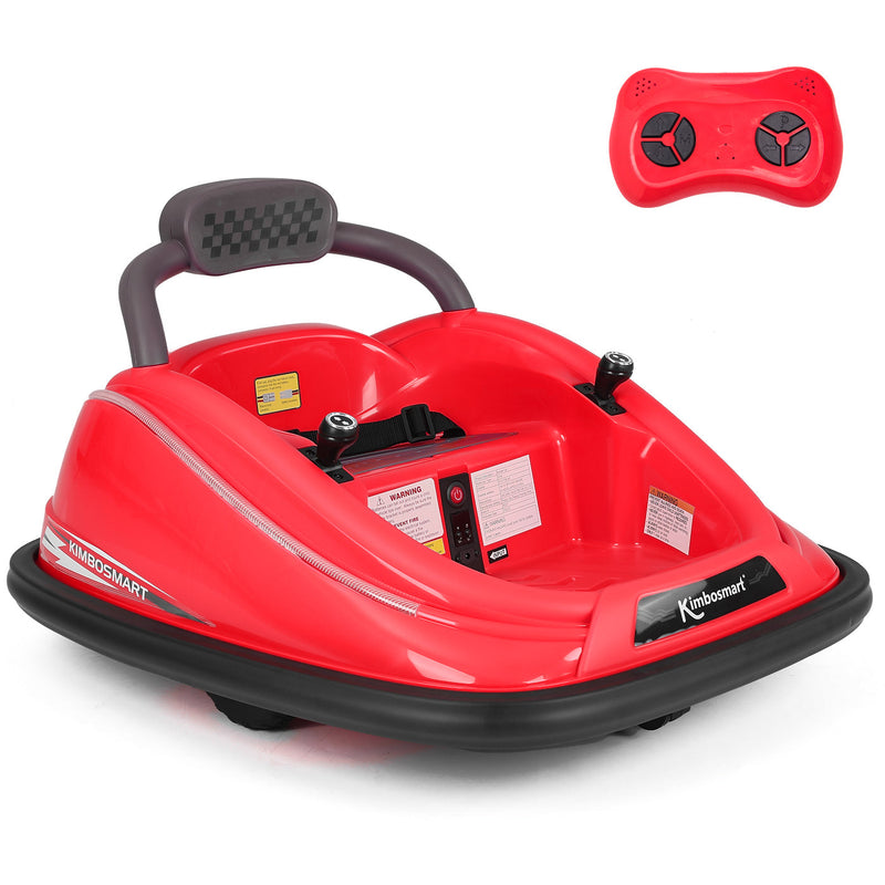 Kimbosmart DIY Electric Bumper Car for Kids with Remote Control - 6V Ride On Toy