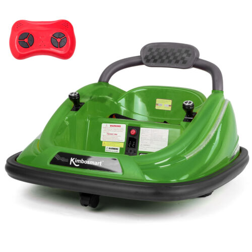 Kimbosmart DIY Electric Bumper Car for Kids with Remote Control - 6V Ride On Toy