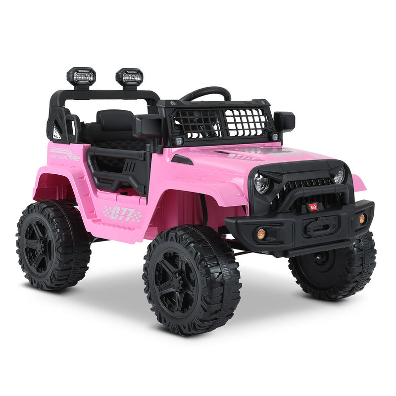 Kimbosmart Kids 12V Ride On Truck with Remote Control and 3 Speed Options