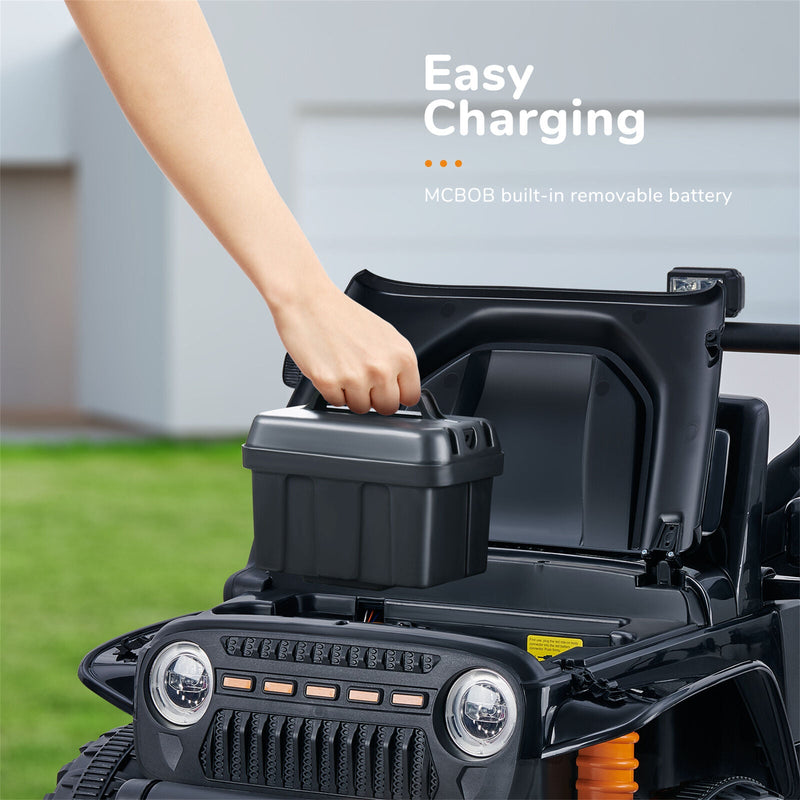 KLOKICK 2-Seater Electric Ride On Truck for Kids with Parent Remote Control - Fun and Powerful Car Toy