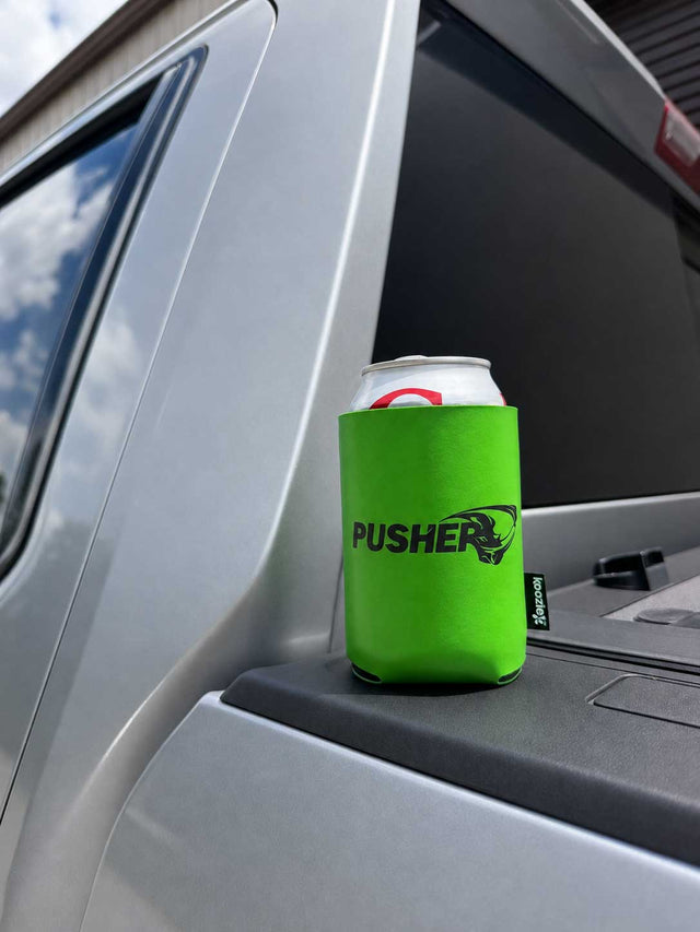 Pusher Green Deluxe Koozie