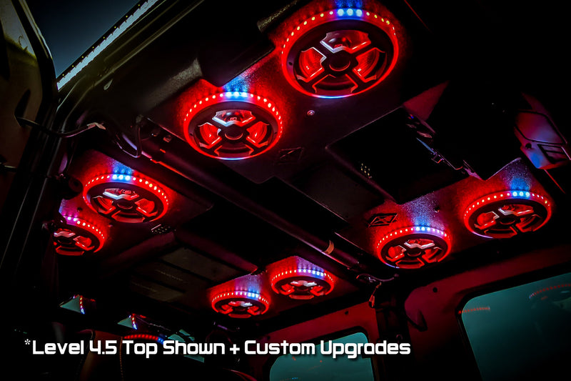 2026+ Can-Am Defender MAX HD11 Limited/Cab Stereo Tops (4-Door)