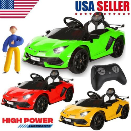 Lamborghini Licensed Electric Ride On Car with Remote Control - Sports Toy for Kids