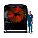 Industrial Evaporative Cooler - S&B Large - Cools 6,000 Sq Ft - 85-Gal Tank - Portable S&B