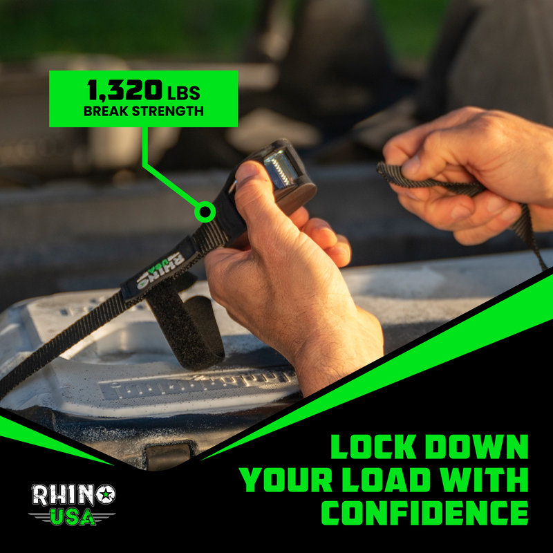 1" x 12' Lashing Tie-Down Straps