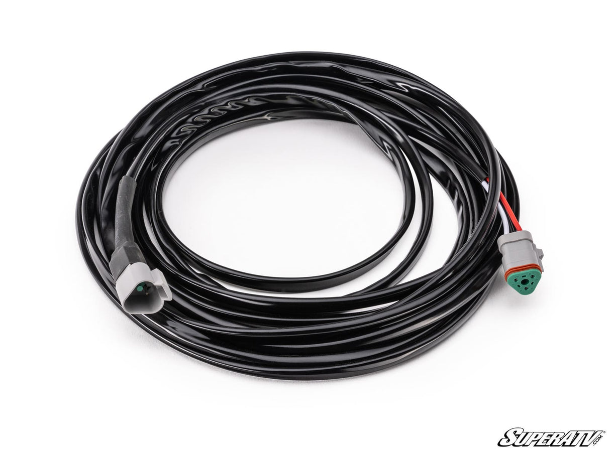 SuperATV Extended LED Cube Light Wiring Harness 20ft