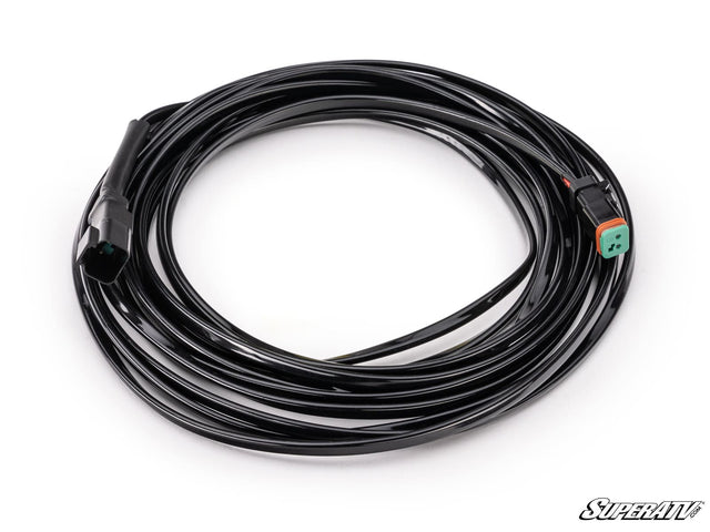 SuperATV Extended LED Cube Light Wiring Harness 20ft
